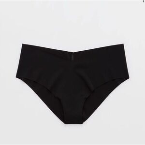 NWT, Aerie Superchill No Show Cotton Cheeky Underwear, black, maroon, green, L